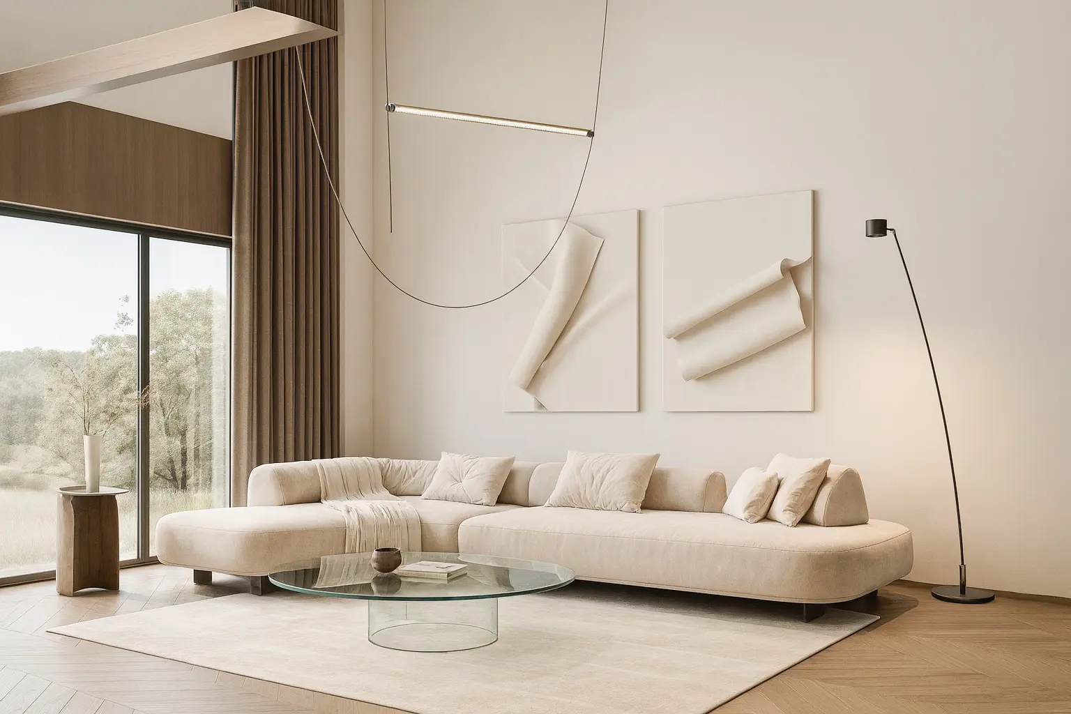 Erdvaus namo interjeras